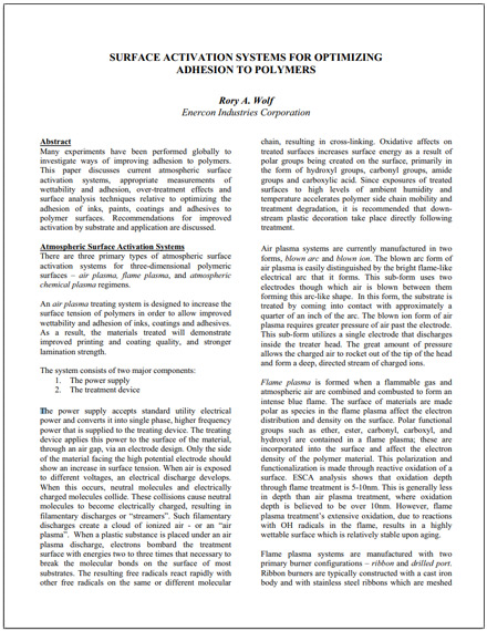 plasma-and-flame-for-polymer-adhesion